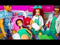 Barbie & Ken Doll Family Go to the Hospital  NEWBORN BABY 임신 바비인형 아침일상 아기탄생 인어공주 병원 의사 주사 놀이