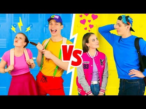 COOLEST HIGH SCHOOL YOU VS CHILD YOU Back To School Relationship Teen Moments By 123 GO BOYS