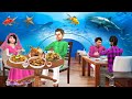 Underwater Restaurant World's Famous Food Cooking Hindi Kahani Hindi Moral Stories New Comedy Video