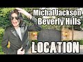 The house where Michael Jackson died and locations in Beverly Hills