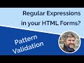 HTML input pattern attribute