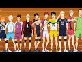 Haikyuu Players Height Comparison