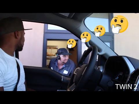 Twin Prank Double at the Drive Thru