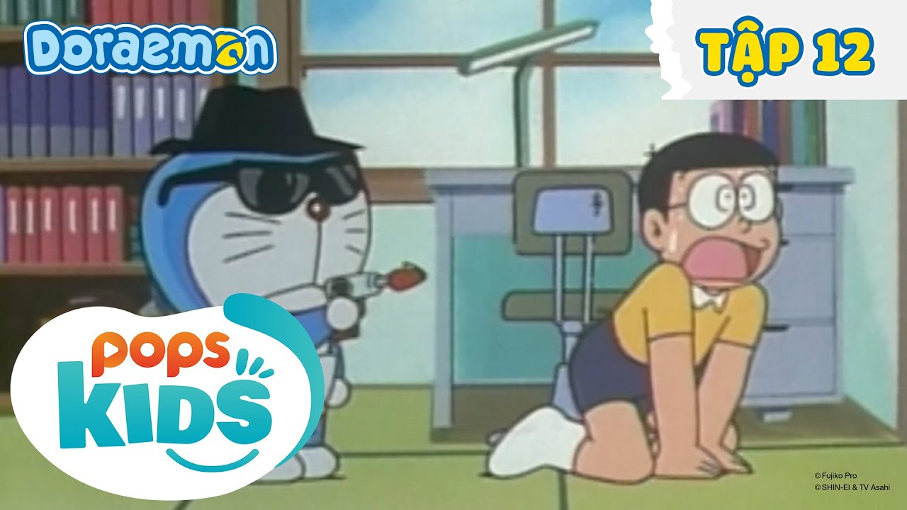 [S1] Doraemon | Tập 12 – Súng Dịch Chuyển Thời Gian – Chất Dính Trên Không | Bản Lồng Tiếng