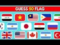 Guess the Flag Quiz | Can You Guess the 50 Flags? | Easy | Hard | Medium  | 2024 New Edition