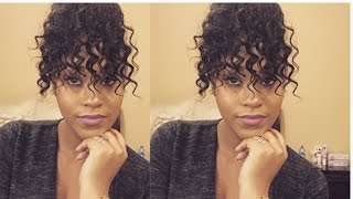 High Bun And Faux Bangs Tutorial Unblock Youtube Grants You