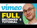 Vimeo Tutorial For Beginners (2023) | How To Use Vimeo Online Video Editor