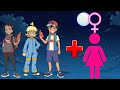 What if Leon and Ash had female mode | #viral #pokemon #pokemoncharacters  #leon #ash #SD PoGo