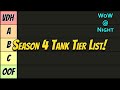 Season 4 Tank Tier List!