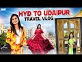 Hyderabad To Udaipur Travel Vlog ✈️ || Experiencing New Things | Udaipur Mahal Tour 😍 || Divya Vlogs