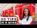 30 essential London tips in 9 minutes