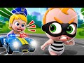 Five little Thieves | Little Police Chases Thief | Kids Songs and Nursery Rhymes | Songs for KIDS
