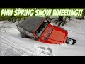 PNW spring snow wheeling 2023! #offroad #snowwheeling #jeep