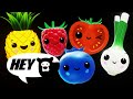 Hey Bear Sensory - Fruit Salad Dance Party - Counting 1 to 10 - Fun animation with music