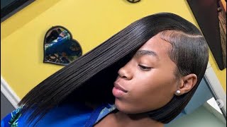 Long Blunt Cut Bob Quick Weave Best Hd Wallpaper