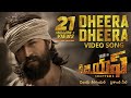 Dheera Dheera Full Video Song | KGF Telugu Movie | Yash | Prashanth Neel | Hombale | Ravi Basrur