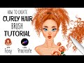 How to create your own curly hair brush in Procreate
