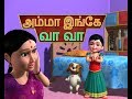 Amma Ingae Vaa Vaa - Tamil Rhymes 3D Animated