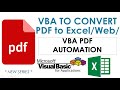 VBA to convert PDF document to Word, Excel, Web - VBA PDF Automation-9