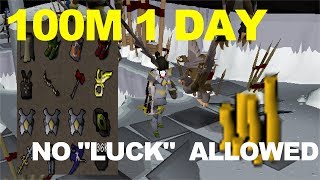 100M Loot In 1 Day Without Luck - Average Gp/Hr Only, No Lucky, Huge Drops - Attempt #1