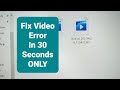 How to fix error 0xc10100aa | can't play Video After Updating Windows | FIX Windows Update Error
