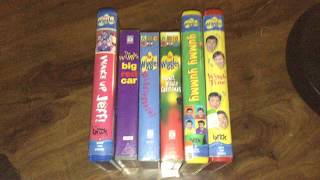 My Wiggles VHS Tapes That Are In
