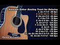 1 Hour Acoustic Guitar Backing Track with Cajon | C Major Compilation