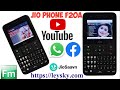 Jio phone f20a 🔋Battery ll Review ll Unboxing ll Price ll YouTube ll jio store ll#jiophone#jiomobile