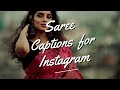 Saree Quotes and Captions for Instagram | Quotes for Saree Pictures | Beautiful Captions for Sari