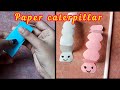 Easy paper caterpillar making tutorial 🤩| Easy craft for kids| #craft #papercraft #viral
