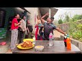 Family Sanga Whole Chicken Challenge Game Khaldai 😆