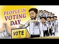 people's in Election day
