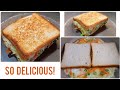 Delicious egg sandwich! Simple breakfast! Delicious😋 very crispy and quick egg toast recipe