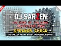 💥The King Of The King Jharkhand King_DJ SARZEN | Dj Sarzen EDM Bass⚠️Competition Song |Speaker Check