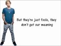 Torn Up - Cody Simpson + Lyrics on screen