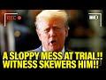 Trump ARRIVES at Trial in PANIC as Witness TELLS ALL