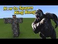 How to Spawn KING KONG | Minecraft PE