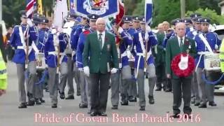 The Pride Of Govan (The POG) Band Parade 2016 - Craigton Road