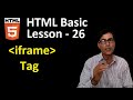 Use of Iframe tag in HTML | HTML basics lesson-26 | iframe tag and attributes in hindi