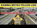 Namma Metro Yellow Line Walk Through - Bommasandra to Jayadeva Hospital | Latest Construction Update