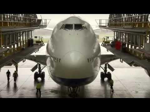 British Airways Boeing 747 400 in D Check