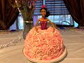 Making a Barbie Cake - Time Lapse Video