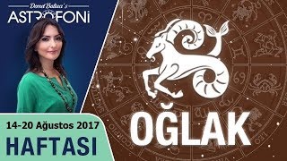 Oğlak Burcu Haftalık Astroloji Burç Yorumu 14-20 Ağustos 2017