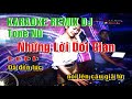 Karaoke Những Lời Dối Gian || Remix DJ Tone Nữ || Keyboard  Duy Thắng Thường Xuân