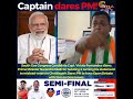 South Goa Congress Candidate Capt slams PM Narendra Modi for twisting & turning his statement