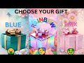 🎁CHOOSE YOUR GIFT || PINK, RAINBOW AND BLUE #GIFTBOX #PICKONEKICKONE😍💙💖