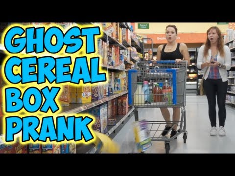 Ghost Cereal Box Prank