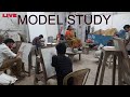 Live Model Study || Government College of Art and craft Calcutta || Full figure drawing