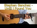 Stephen Sanchez - Until I Found You (chord // guitar cover by SandyLEUNG)
