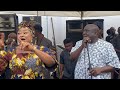 MOMENTS RONKE OSHODI OKE CAN'T HOLD HER LOVE FOR SAHEED OSUPA'S MUSIC IN PUBLIC